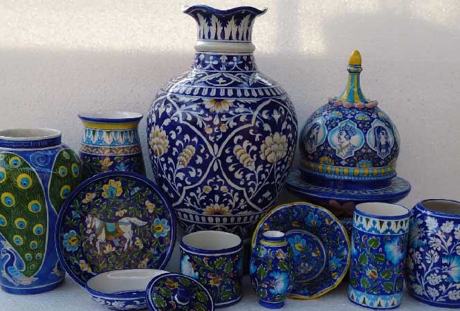 Block Printing & Blue Pottery Tour